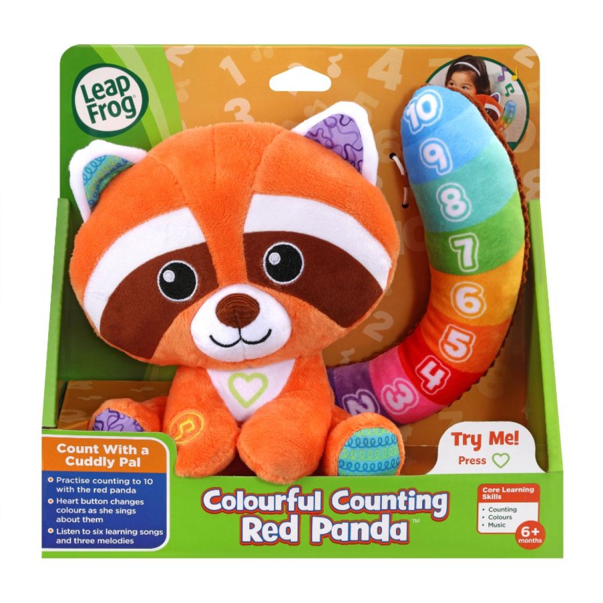 Leapfrog Colourful Counting Red Panda | Toys | Casey's Toys