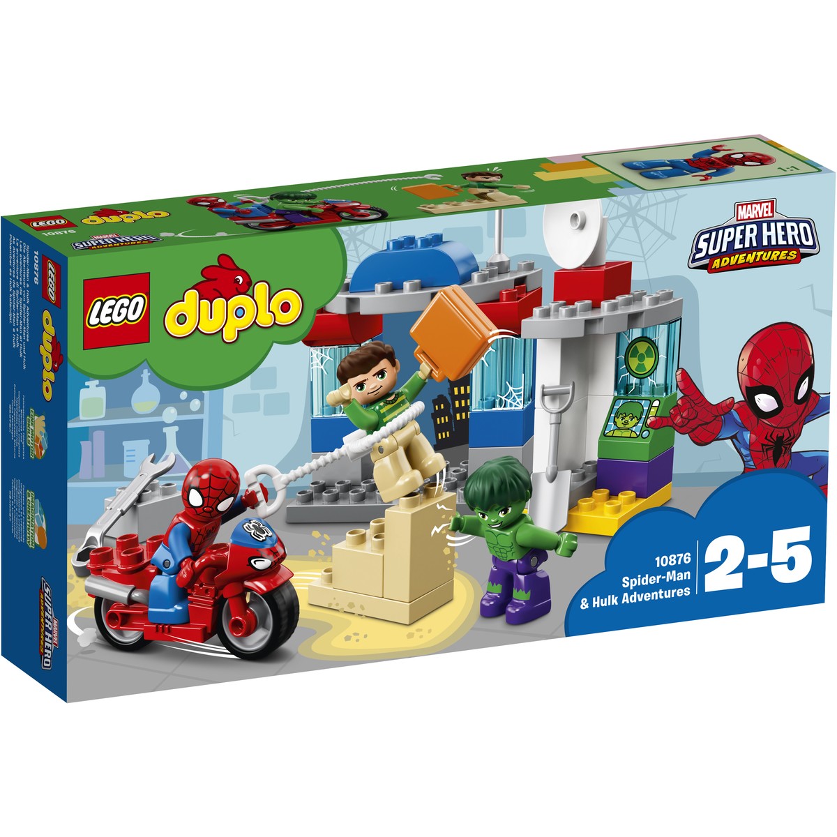 spiderman and hulk duplo