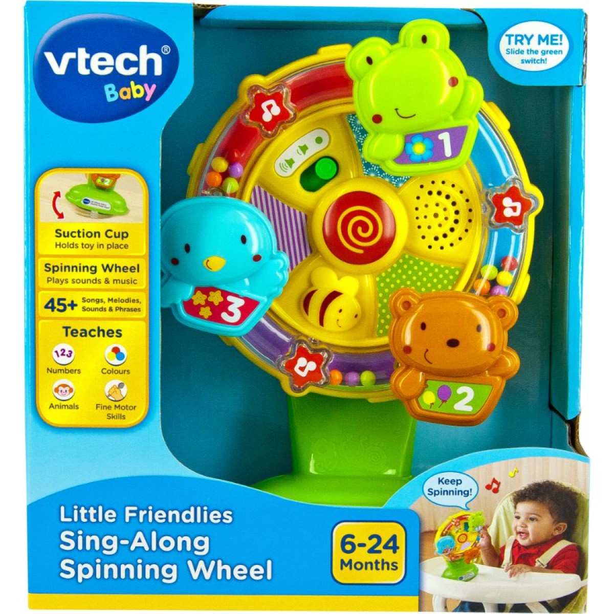 vtech little friendlies sing along spin wheel