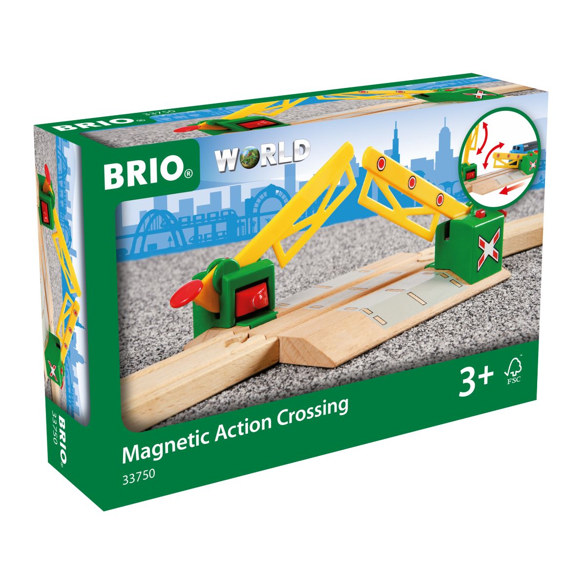 BRIO World 33214 - Freight Battery Engine - 1 Piece Wooden Toy Train Set  for Kids Age 3 and Up , Green