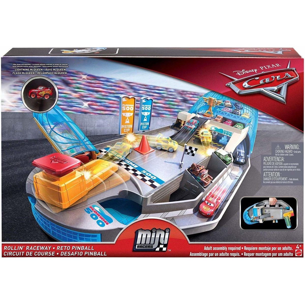 disney cars mini racers rollin raceway