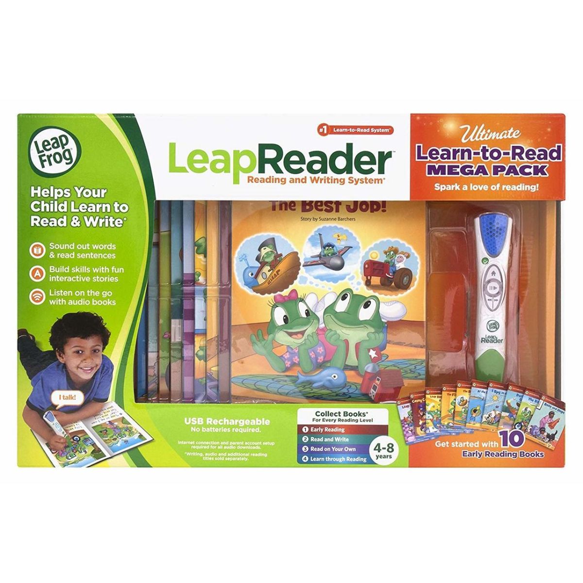 Leapfrog LeapReader Mega Bundle With 10 Books | Toys | Casey's Toys