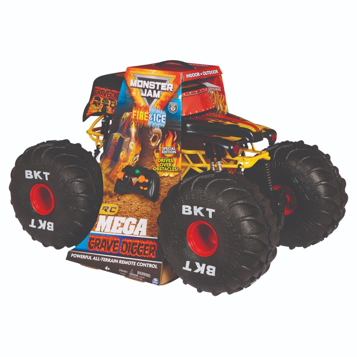 monster jam fire and ice mega grave digger