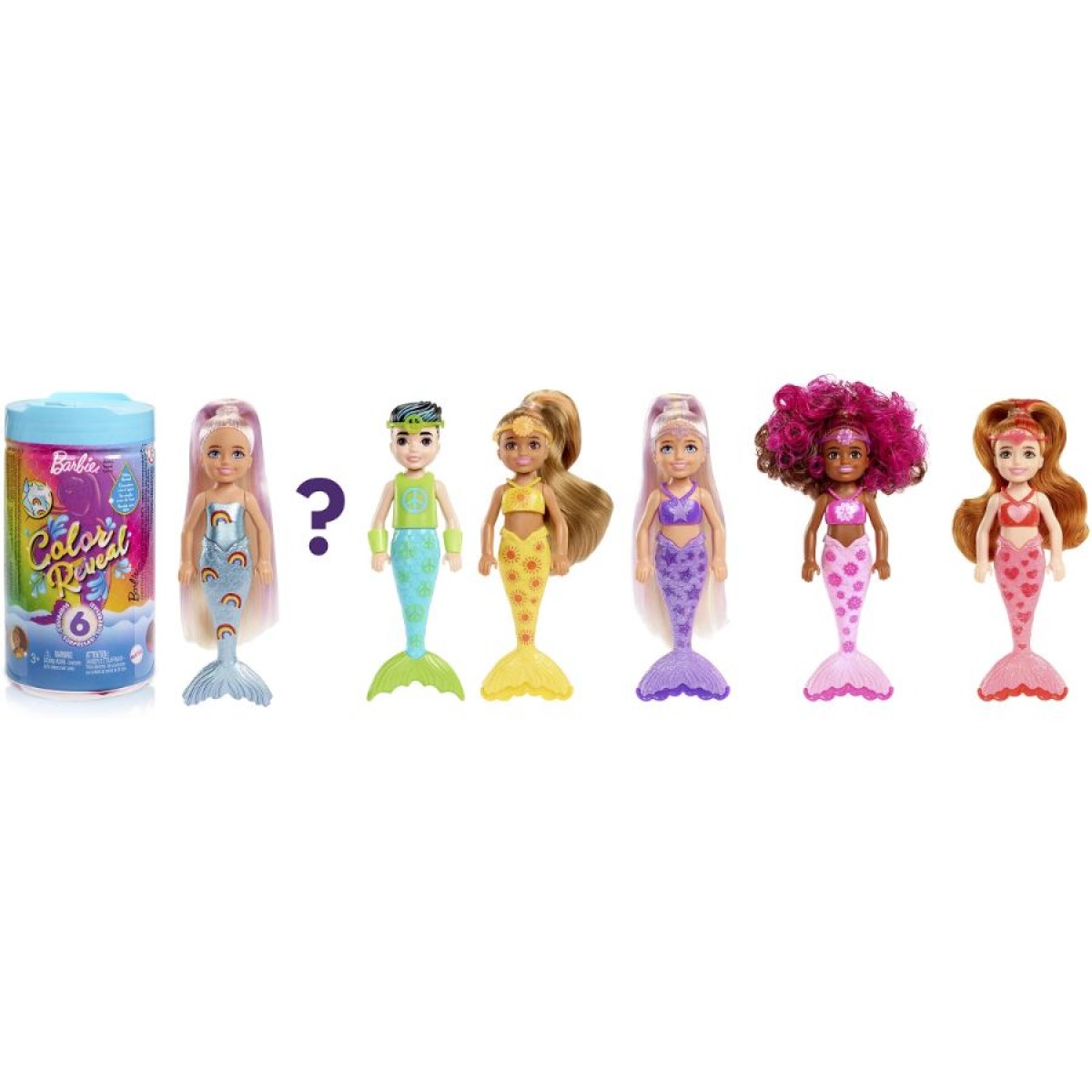 Barbie Chelsea Colour Reveal Mermaid Doll Assorted | Toy Brands A-K ...