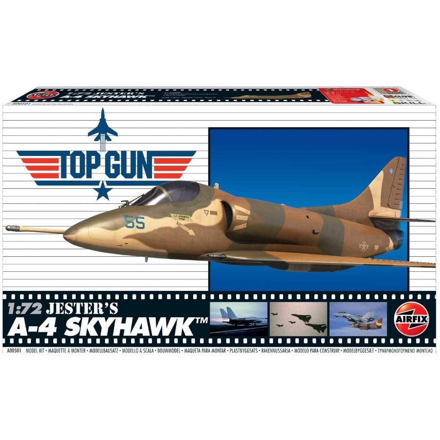 Airfix Model Kit 1:72 Top Gun Jesters A-4 Skyhawk | Toy Brands A-K ...