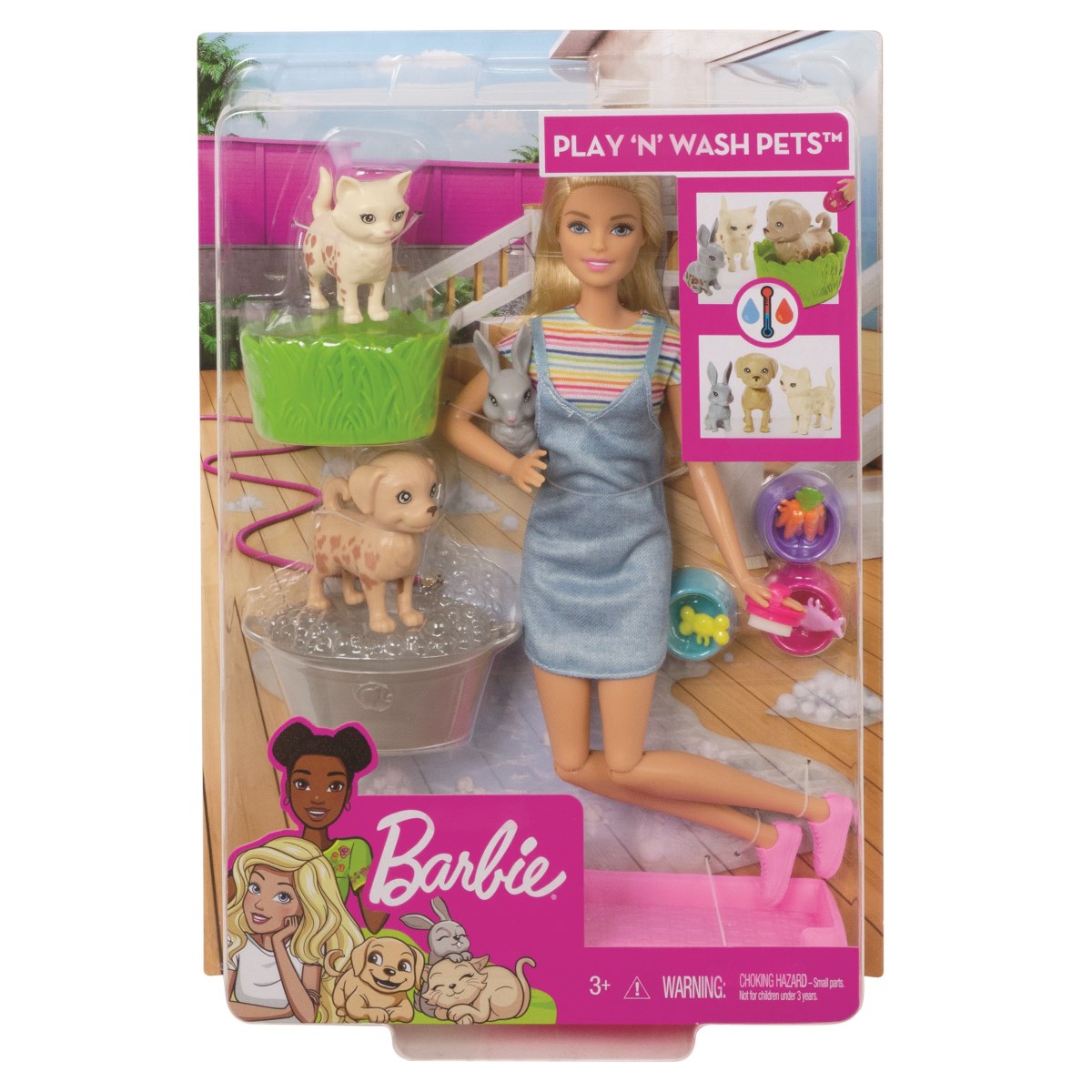 Barbie play n store wash pets