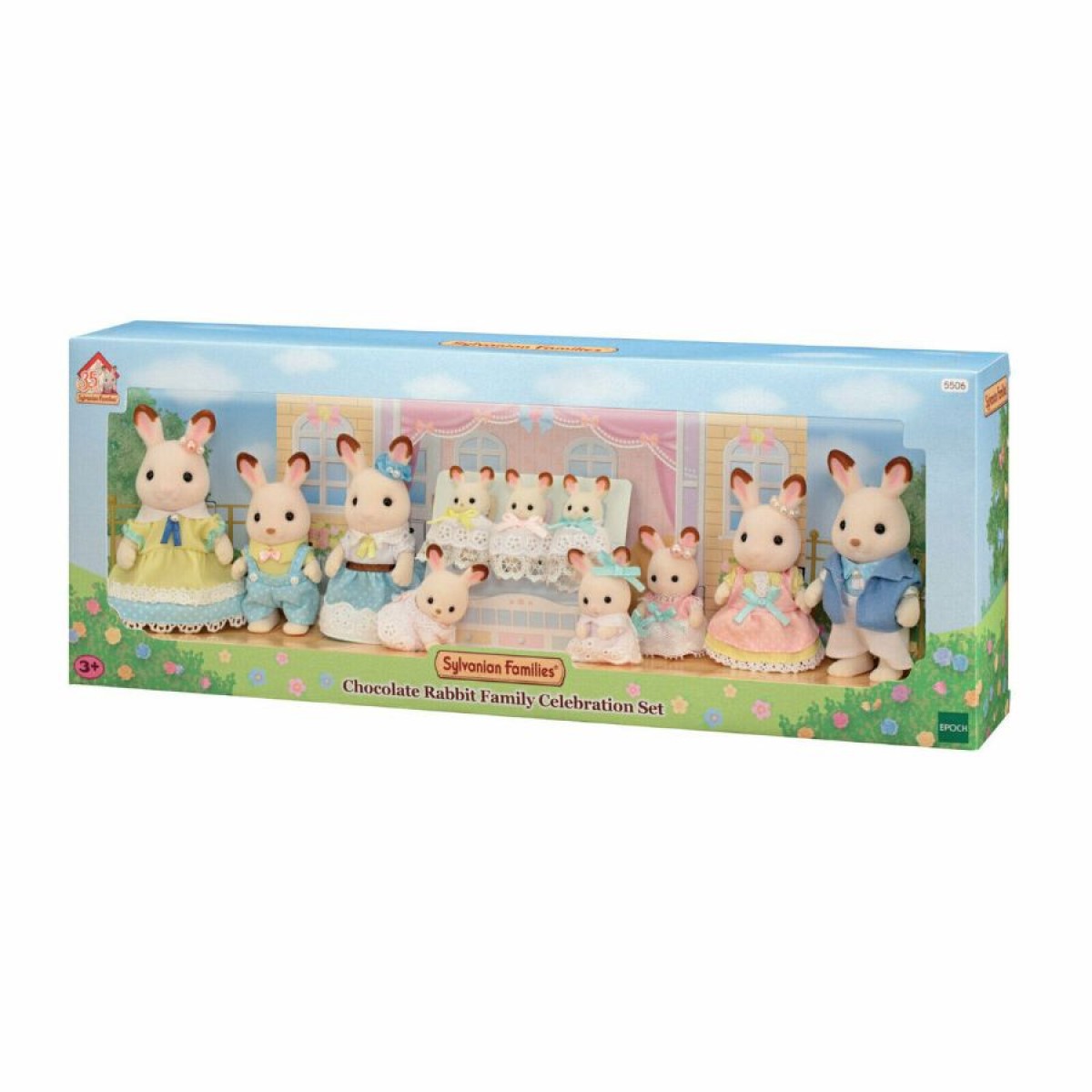 Sylvanian Families Chocolate Rabbit Family - Toys Hobbies