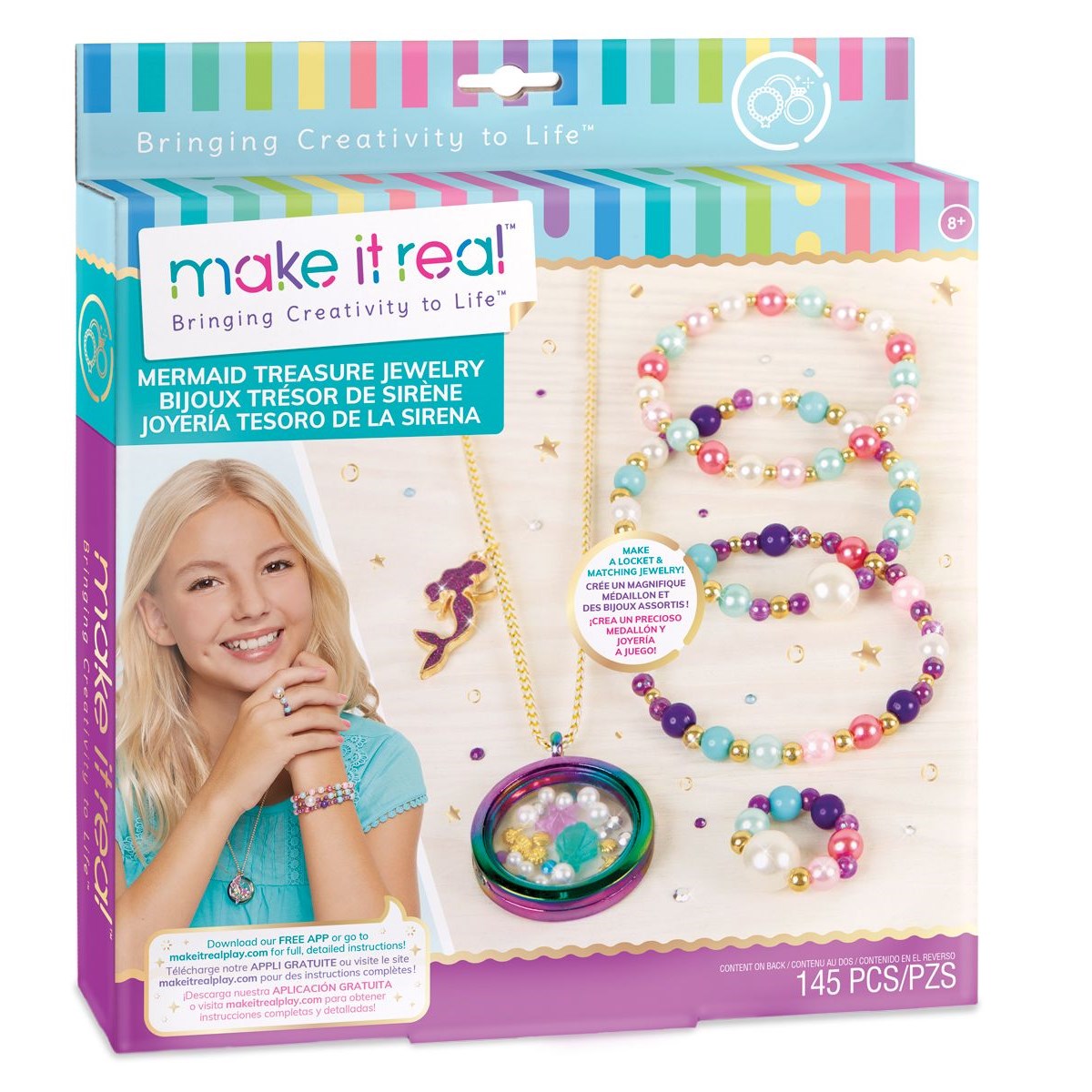 Make It Real Mermaid Treasure Jewelry | Toys | Casey's Toys