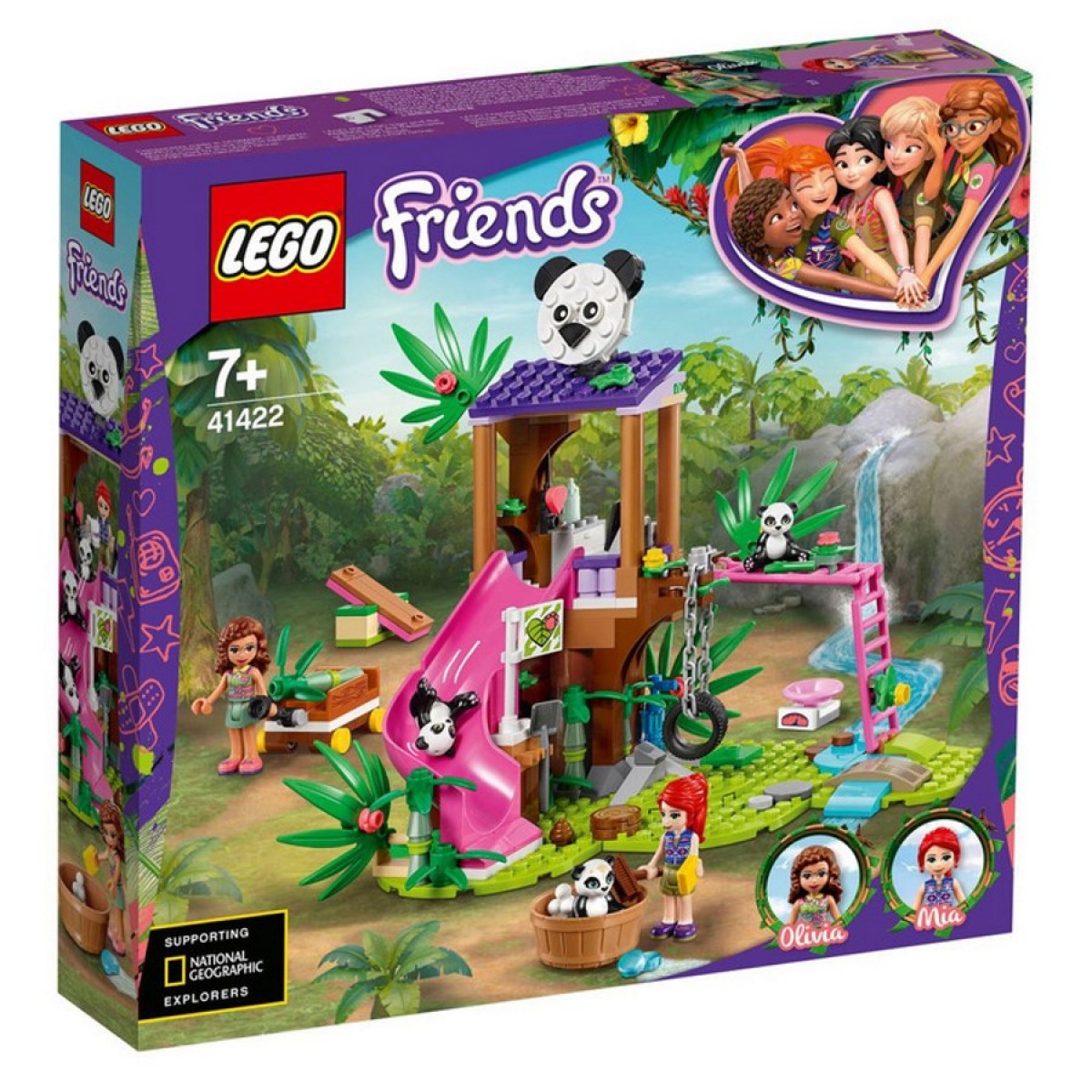 LEGO Friends Panda Jungle Tree House | Toy Brands L-Z | Casey's Toys