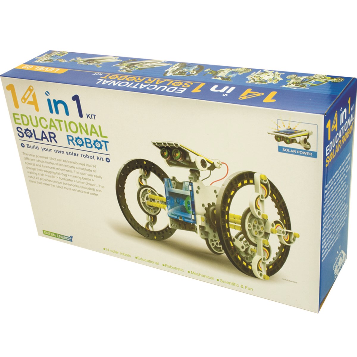 14in1 solar deals robot