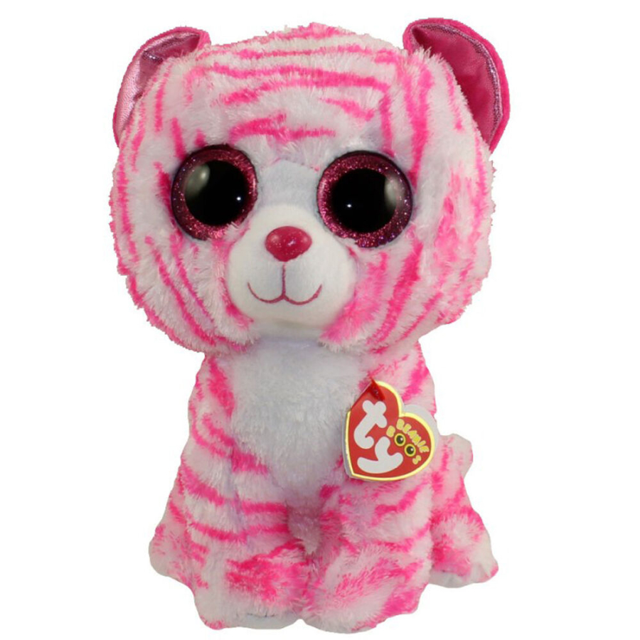 Beanie Boos Medium Plush Asia The Pink & White Tiger | Teddy Bears